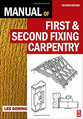 Cover of Manual of First and Second Fixing Carpentry