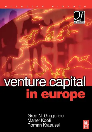 Cover of Venture Capital in Europe