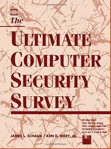 Cover of The Ultimate Computer Security Survey/Book and Disk