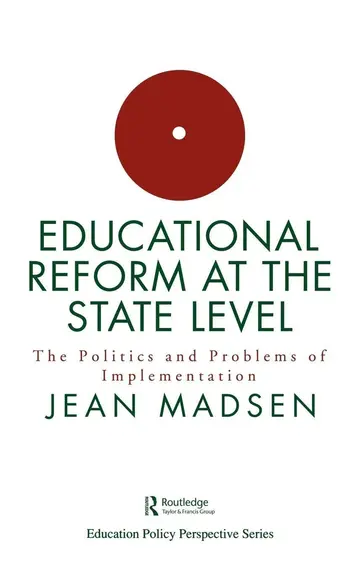 Cover of Educational Reform at the State Level