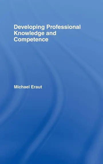 Cover of Developing Professional Knowledge and Competence