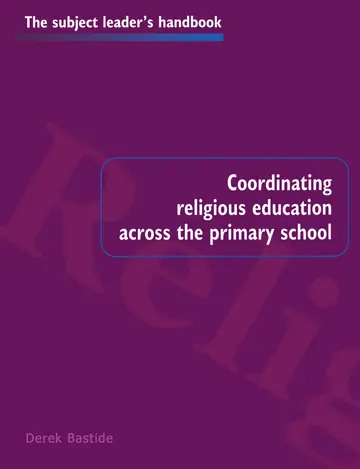 Cover of Coordinating Religious Education Across the Primary School