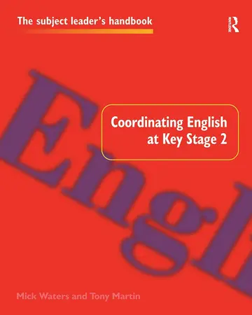 Cover of Coordinating English at Key Stage 2
