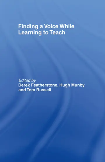 Cover of Finding a Voice While Learning to Teach