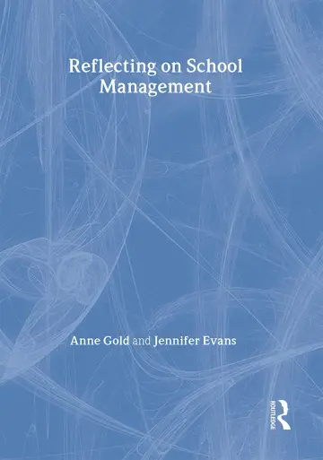 Cover of Reflecting on School Management