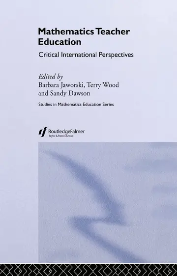 Cover of Mathematics Teacher Education