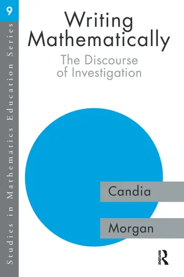 Cover of Writing Mathematically