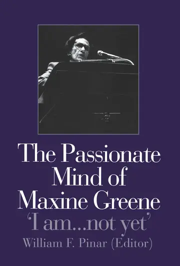 Cover of The Passionate Mind of Maxine Greene