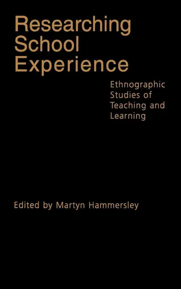 Cover of Researching School Experience