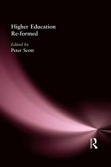 Cover of Higher Education Re-Formed