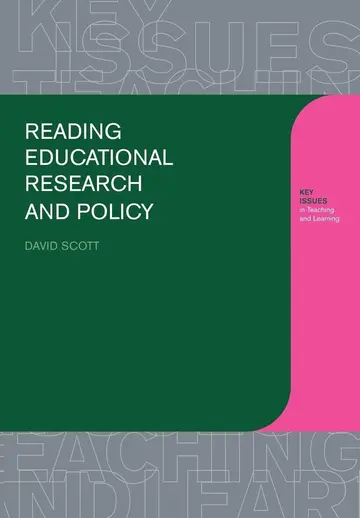 Cover of Reading Educational Research and Policy