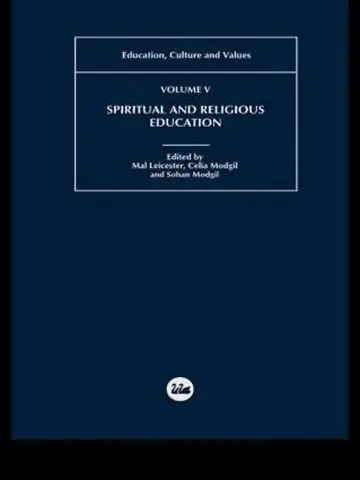 Cover of Spiritual and Religious Education