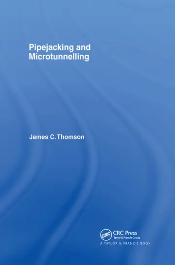 Cover of Pipejacking & Microtunnelling