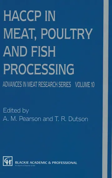 Cover of HACCP in Meat, Poultry and Seafoods
