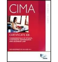 Cover of CIMA - C05 Fundamentals of Ethics, Corporate Governance and Business Law