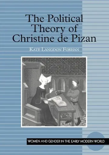 Cover of The Political Theory of Christine de Pizan