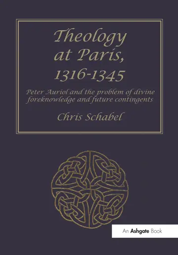 Cover of Theology at Paris, 1316-1345