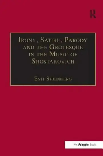 Cover of Irony, Satire, Parody and the Grotesque in the Music of Shostakovich