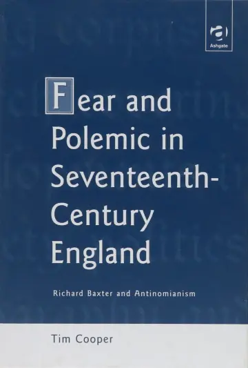 Cover of Fear and Polemic in Seventeenth-Century England