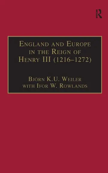 Cover of England and Europe in the Reign of Henry III