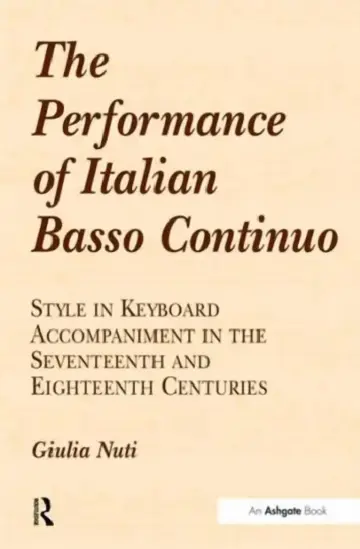 Cover of The Performance of Italian Basso Continuo