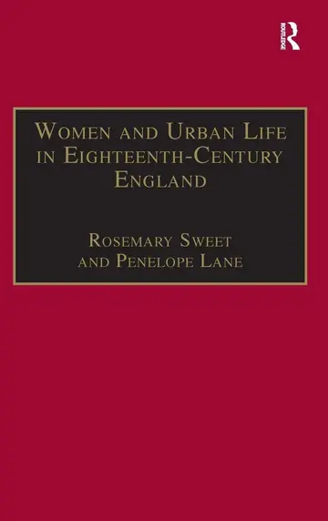 Cover of Women and Urban Life in Eighteenth-Century England