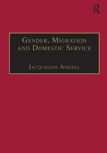 Cover of Gender, Migration and Domestic Service
