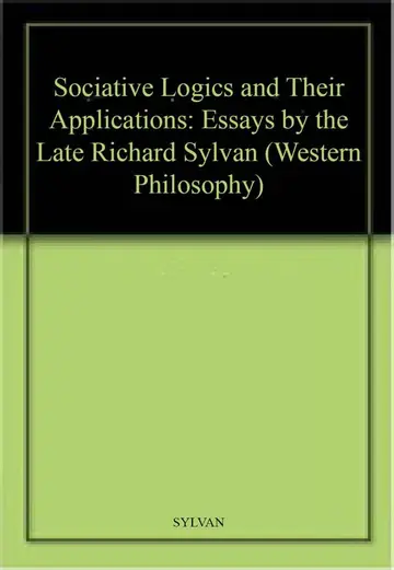 Cover of Sociative Logics and Their Applications