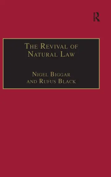 Cover of The Revival of Natural Law
