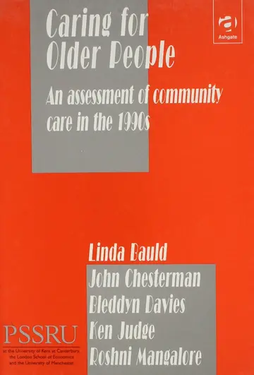 Cover of Caring for Older People