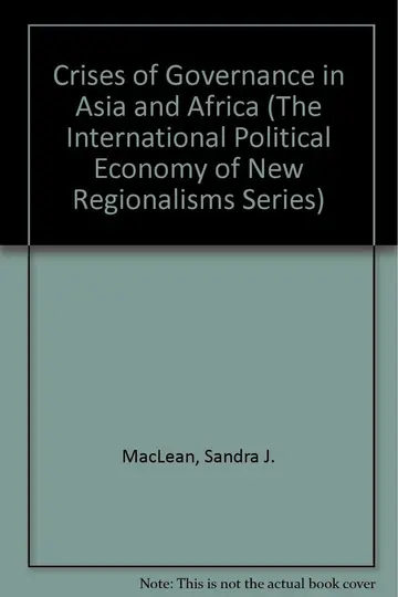 Cover of Crises of Governance in Asia and Africa