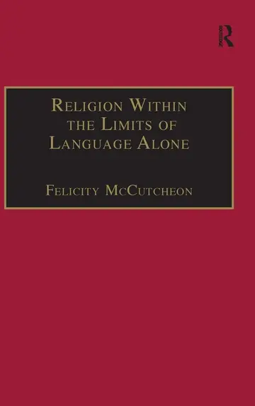 Cover of Religion Within the Limits of Language Alone