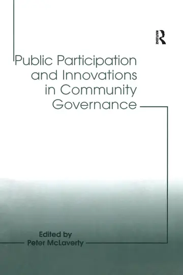 Cover of Public Participation and Innovations in Community Governance