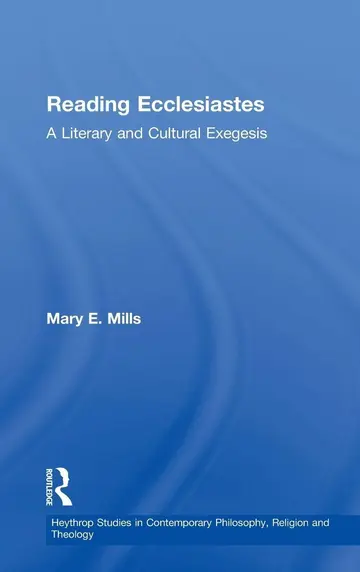 Cover of Reading Ecclesiastes