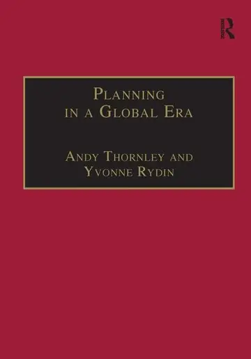 Cover of Planning in a Global Era