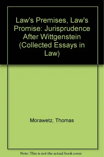 Cover of Law's Premises, Law's Promise