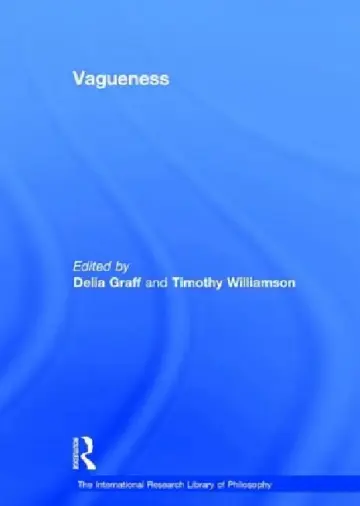 Cover of Vagueness