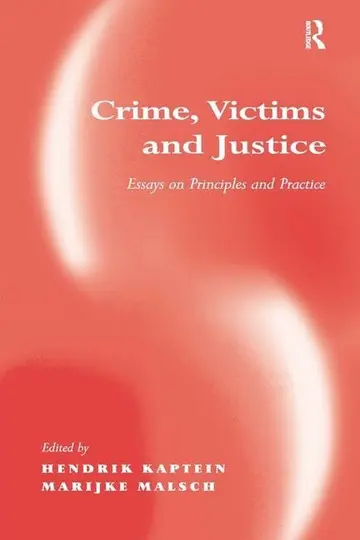 Cover of Crime, Victims and Justice