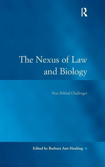 Cover of The Nexus of Law and Biology