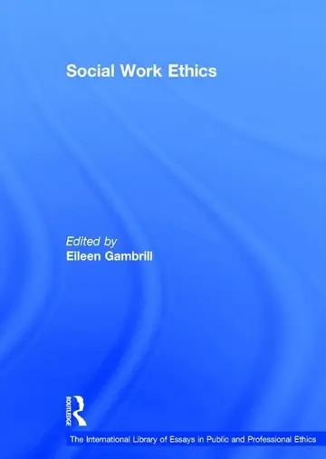 Cover of Social Work Ethics