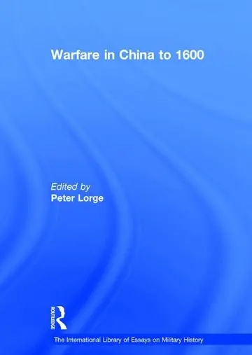 Cover of Warfare in China to 1600