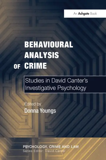 Cover of Behavioural Analysis of Crime