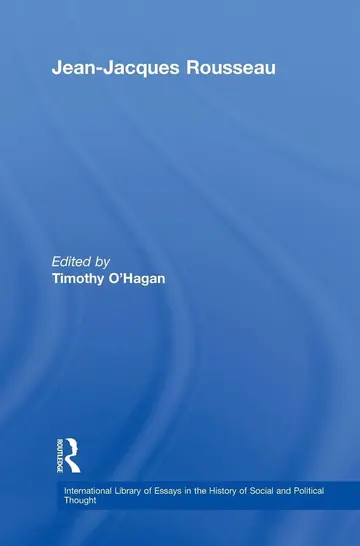 Cover of Jean-Jacques Rousseau