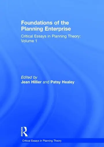 Cover of Foundations of the Planning Enterprise (1)
