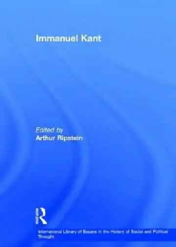 Cover of Immanuel Kant