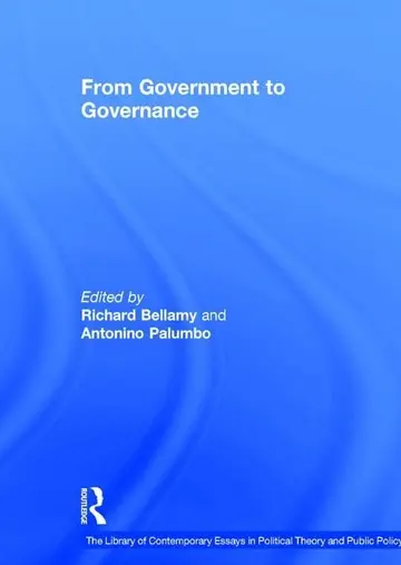 Cover of From Government to Governance