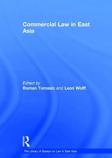 Cover of Commercial Law in East Asia