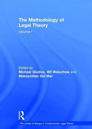 Cover of The Methodology of Legal Theory (1)