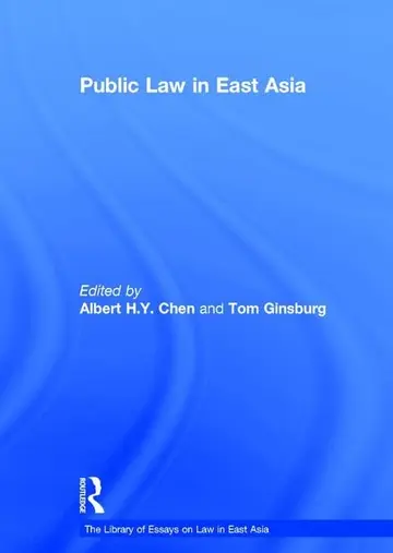 Cover of Public Law in East Asia
