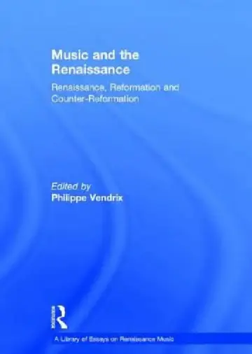 Cover of Music and the Renaissance